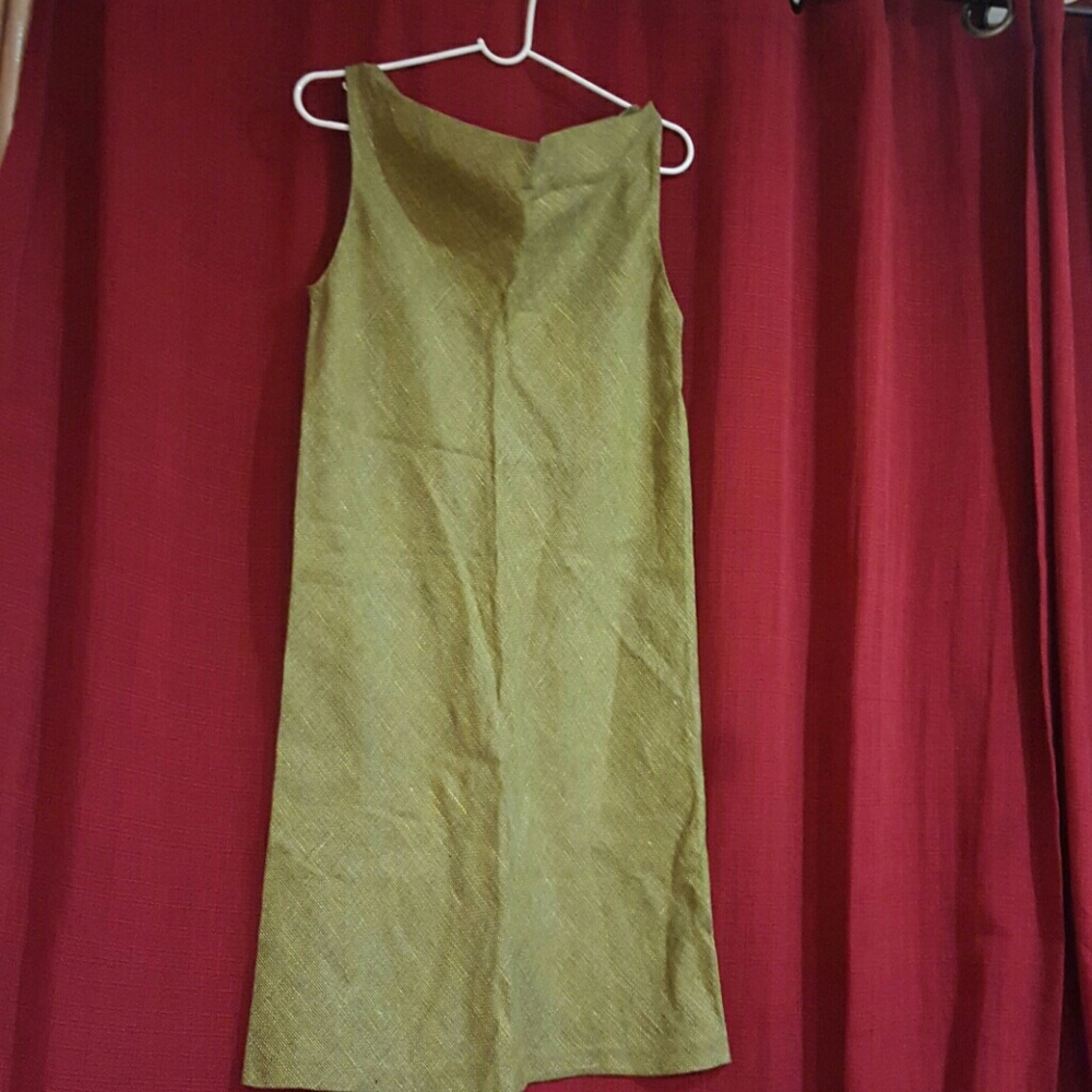 Beautiful Linen Linda Allard Ellen Tracy  Dress